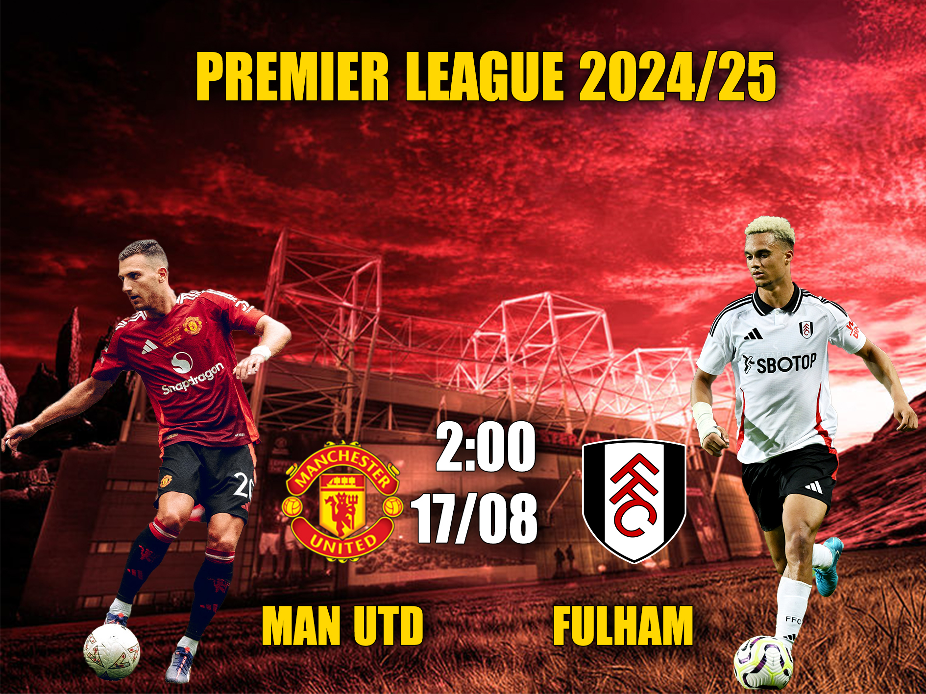 soi kèo Man Utd vs Fulham