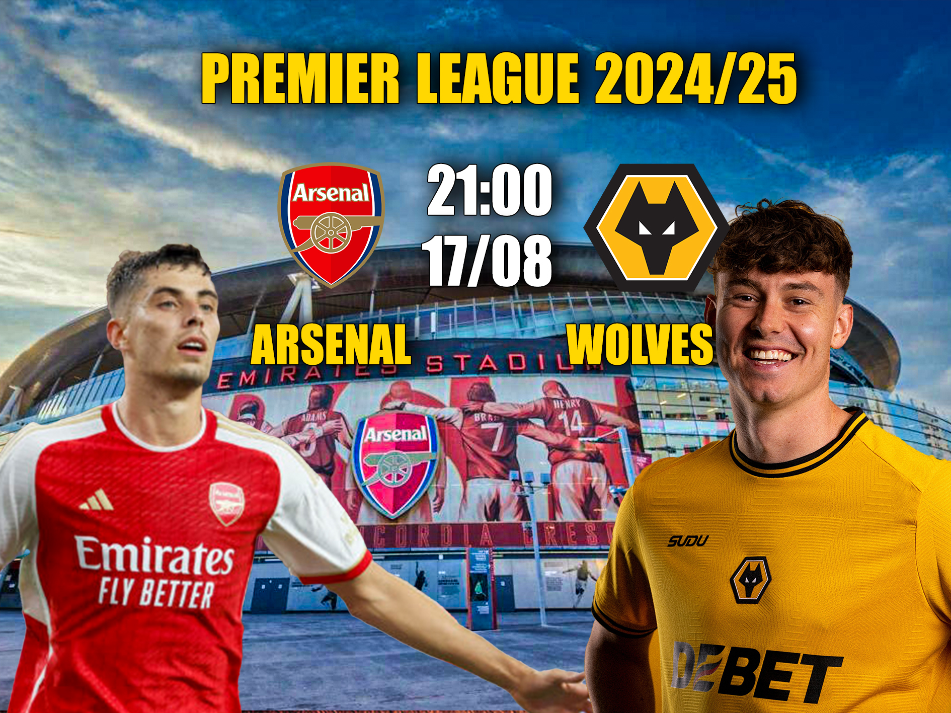 soi kèo Arsenal vs Wolves